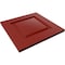 Ekena Millwork 12"W x 12"H True Fit PVC Raised Panel Shutters Sample, Fire Red SAMPLE-TFPRPBR - alternate 2
